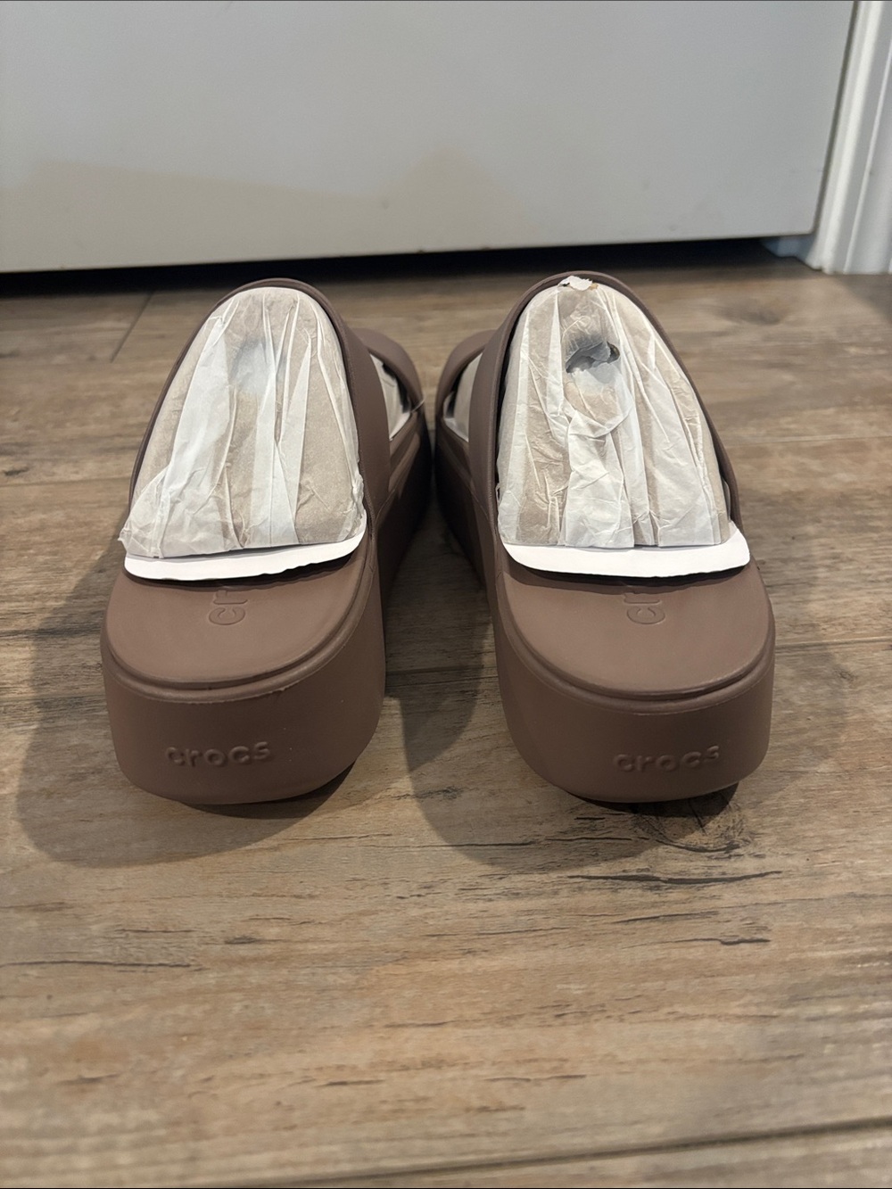 CROCS Brown Slide Sandals - Picture 5 of 9